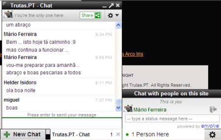 Chat do Trutas (2) Chat do Trutas 2 Lançamento do chat do Trutas.PT.
