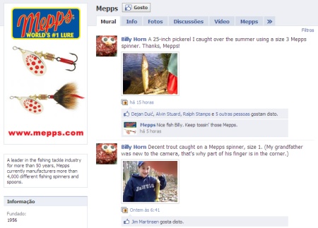 Facebook Mepps Facebook Mepps Mepps e Rapala no Facebook!