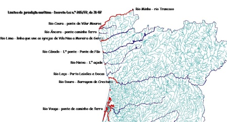 Licenças mapa jurisdiçao AFN Licenças mapa jurisdiçao AFN Licenças de pesca: jurisdição da AFN.