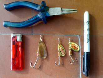 customizar mepps Como customizar colheres?